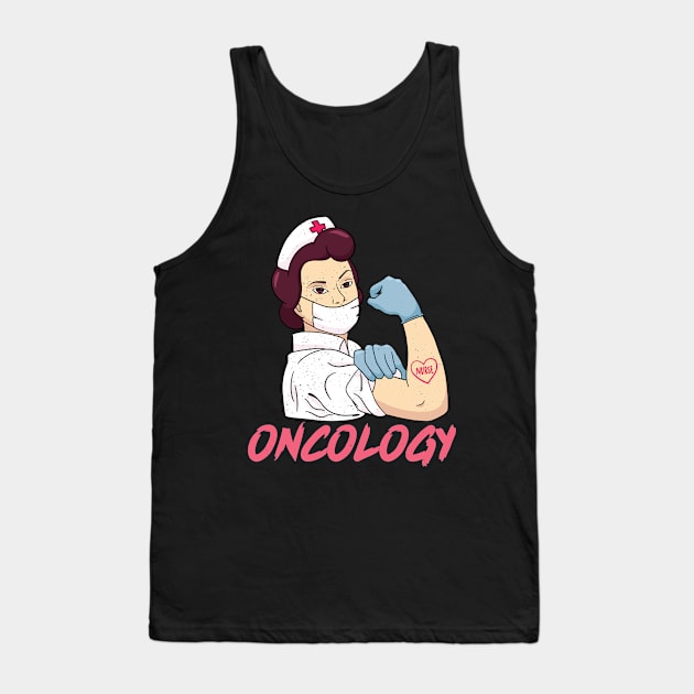 Oncology Nurse Tank Top by bigD